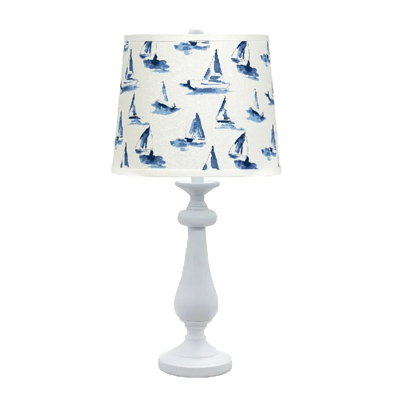 fabric table lamps with a linen shade for a relaxed and breathable lookfabric table lamps with a linen shade for a relaxed and breathable lookLexington White 26.5" Table Lamp with Sea View Sky Shade
