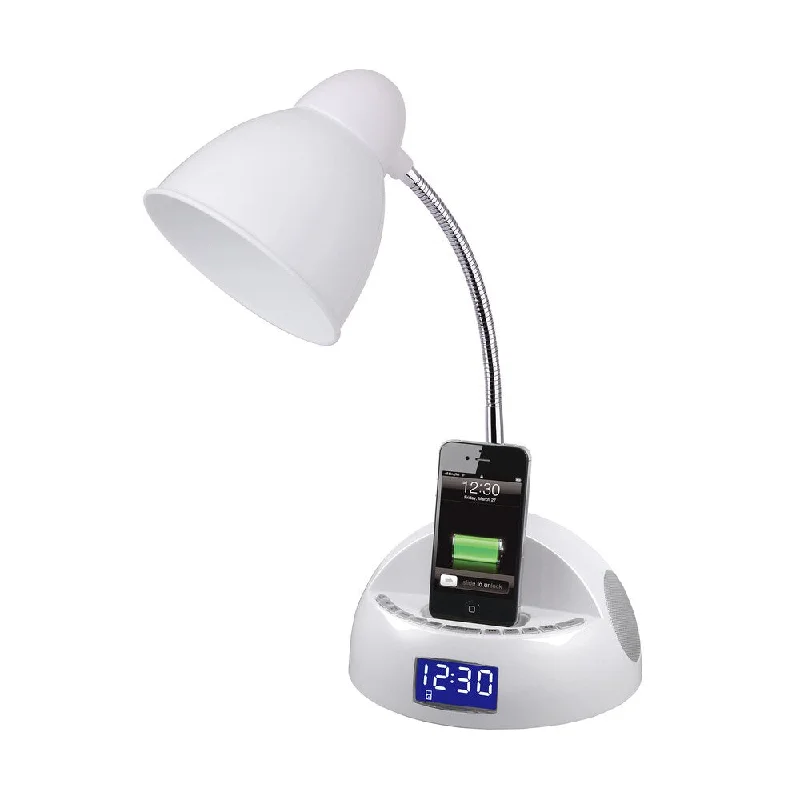 glass table lamps with a frosted surface for soft light diffusionglass table lamps with a frosted surface for soft light diffusionLighTunes Gooseneck Lamp Apple Docking Station