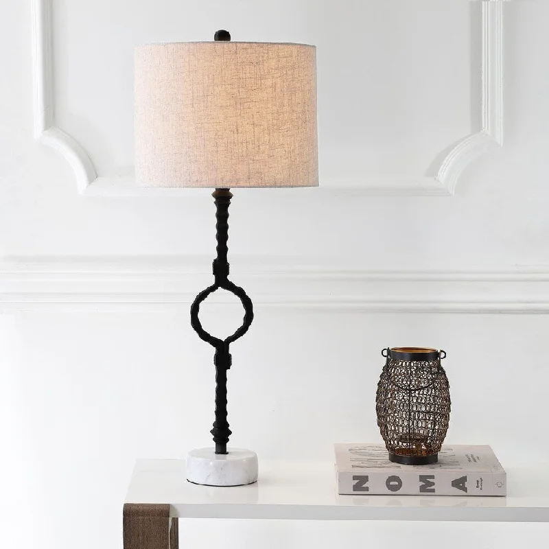 asian inspired table lamps with bamboo accents for a zen atmosphereasian inspired table lamps with bamboo accents for a zen atmosphereMercer 32.5" Metal/Marble LED Table Lamp, Black/Gray by JONATHAN Y