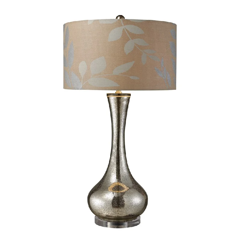 metal table lamps with a matte black finish for a sleek appearancemetal table lamps with a matte black finish for a sleek appearanceOrion 1-Light Antique Mercury Blown Glass Table Lamp