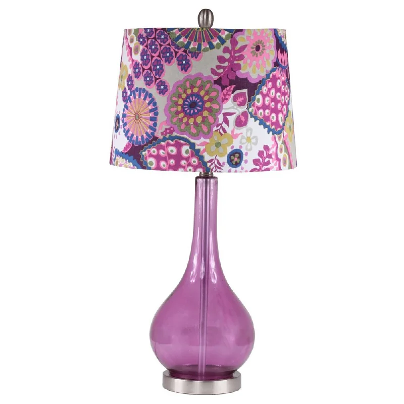 victorian style table lamps with ornate details for traditional homesvictorian style table lamps with ornate details for traditional homesPrivilege Purple Glass Table Lamp