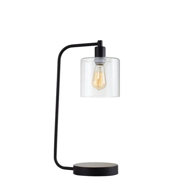industrial style table lamps with exposed bulbs for loft apartmentsindustrial style table lamps with exposed bulbs for loft apartmentsQ-Max 31205 Industrial Lantern Style 21"H Table Lamp, Black
