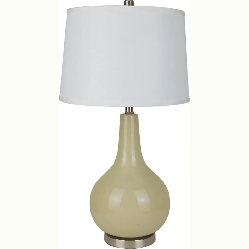 fabric table lamps with a linen shade for a relaxed and breathable lookfabric table lamps with a linen shade for a relaxed and breathable lookQ-Max Theodorus 28" Table Lamp, Beige