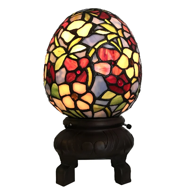 crystal table lamps with dazzling prisms for a glamorous effectcrystal table lamps with dazzling prisms for a glamorous effectRiver of Goods 12"H Estelle Stained Glass Accent Lamp