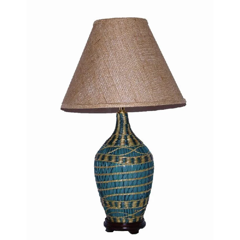 art deco table lamps with geometric shapes for a retro touchart deco table lamps with geometric shapes for a retro touchRustic Southwestern Style Turquoise Ceramic with Basket Overlay Table Lamp with Brown Burlap Lamp Shade