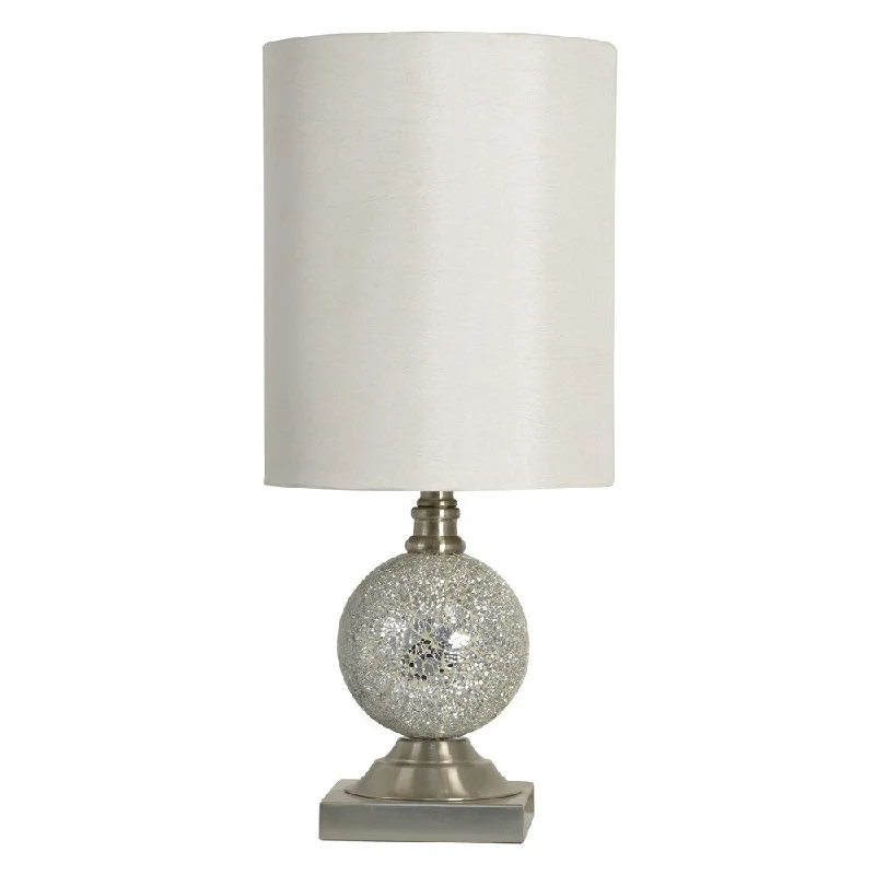 leather table lamps with a distressed texture for a rugged charmleather table lamps with a distressed texture for a rugged charmSilver Finish Mosaic Table Lamp