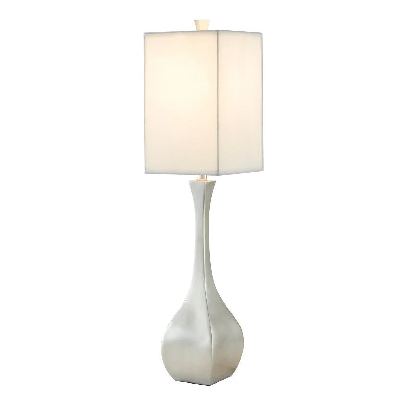 asian inspired table lamps with bamboo accents for a zen atmosphereasian inspired table lamps with bamboo accents for a zen atmosphereSilver Foiled Frame Table Lamp With White Linen Shade