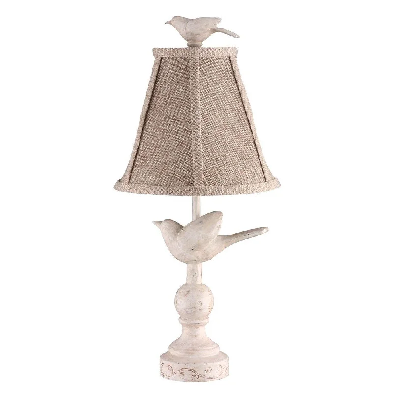 rustic farmhouse table lamps for cozy kitchensrustic farmhouse table lamps for cozy kitchensSomette Birds Cream 17-inch Accent Lamp