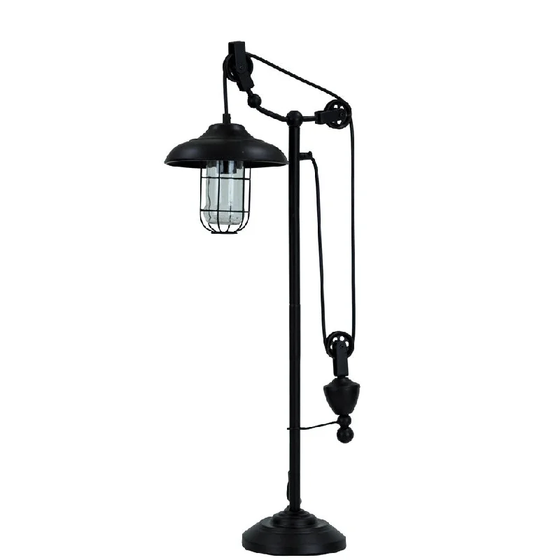 ceramic table lamps with hand painted designs for an artistic touchceramic table lamps with hand painted designs for an artistic touchSomette Steampunk Black Adjustable Table Lamp
