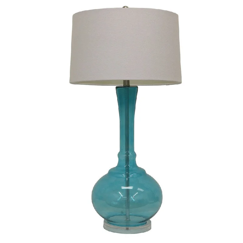 ceramic table lamps with hand painted designs for an artistic touchceramic table lamps with hand painted designs for an artistic touchSpa Blue Glass Table Lamp