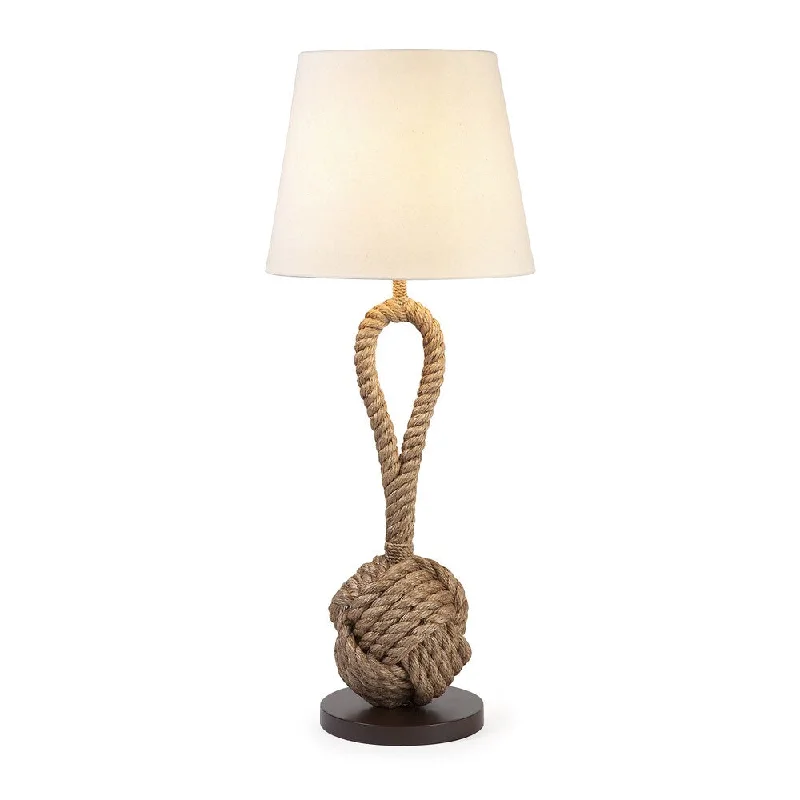 leather table lamps with a distressed texture for a rugged charmleather table lamps with a distressed texture for a rugged charmStarboard Rope Table Lamp