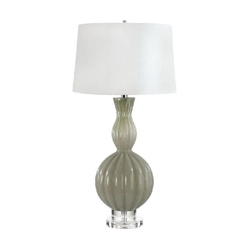 glass table lamps with a frosted surface for soft light diffusionglass table lamps with a frosted surface for soft light diffusionTaupe Glass Gourd Table Lamp
