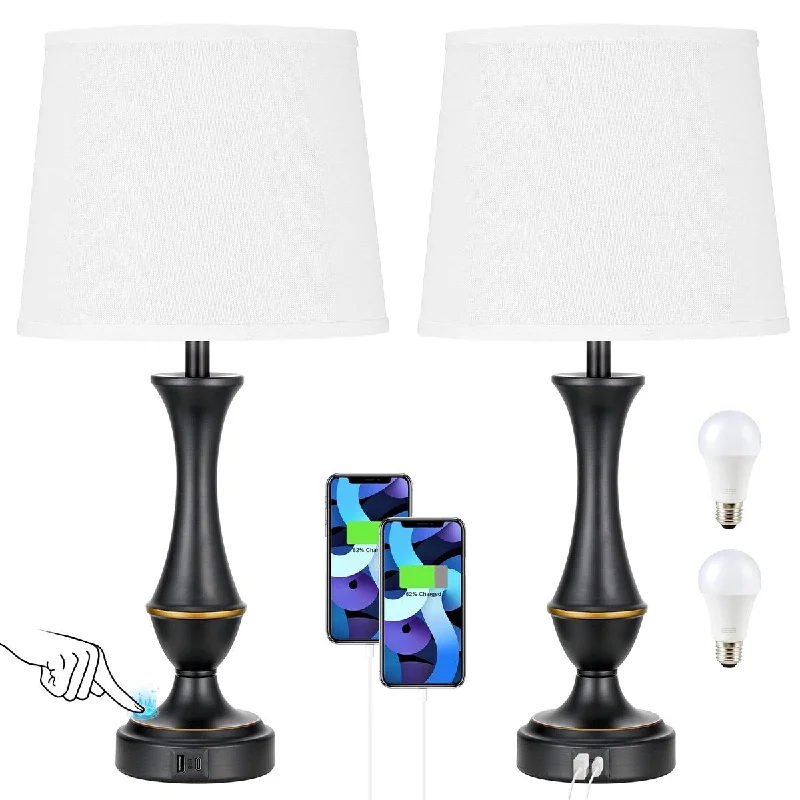 art deco table lamps with geometric shapes for a retro touchart deco table lamps with geometric shapes for a retro touchTouch Lamps for Bedrooms Set of 2 - Nightstand Table Lamp with USB C+A, 3 Way Dimmable Bedside Lamps for Living Room Set of 2