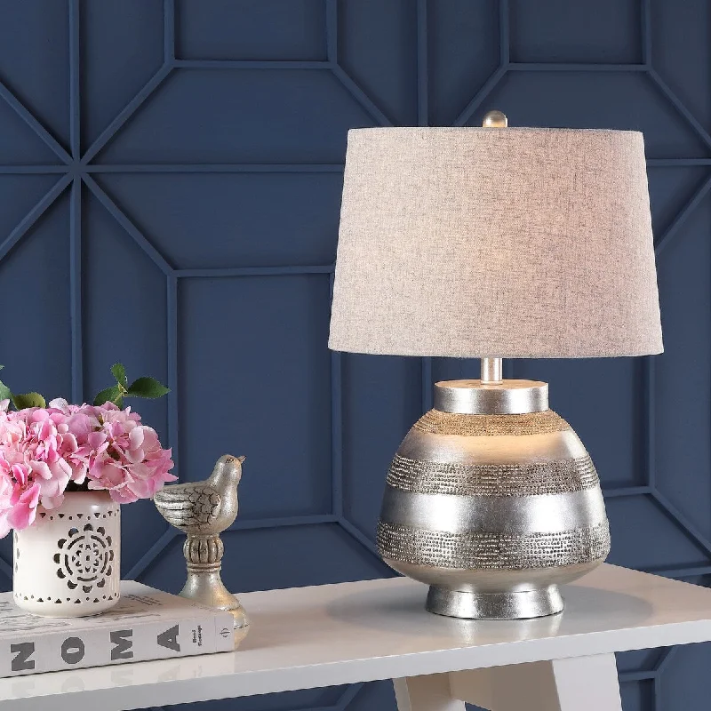 victorian style table lamps with ornate details for traditional homesvictorian style table lamps with ornate details for traditional homesZiggy 24" Resin LED Table Lamp, Antique Silver by JONATHAN Y