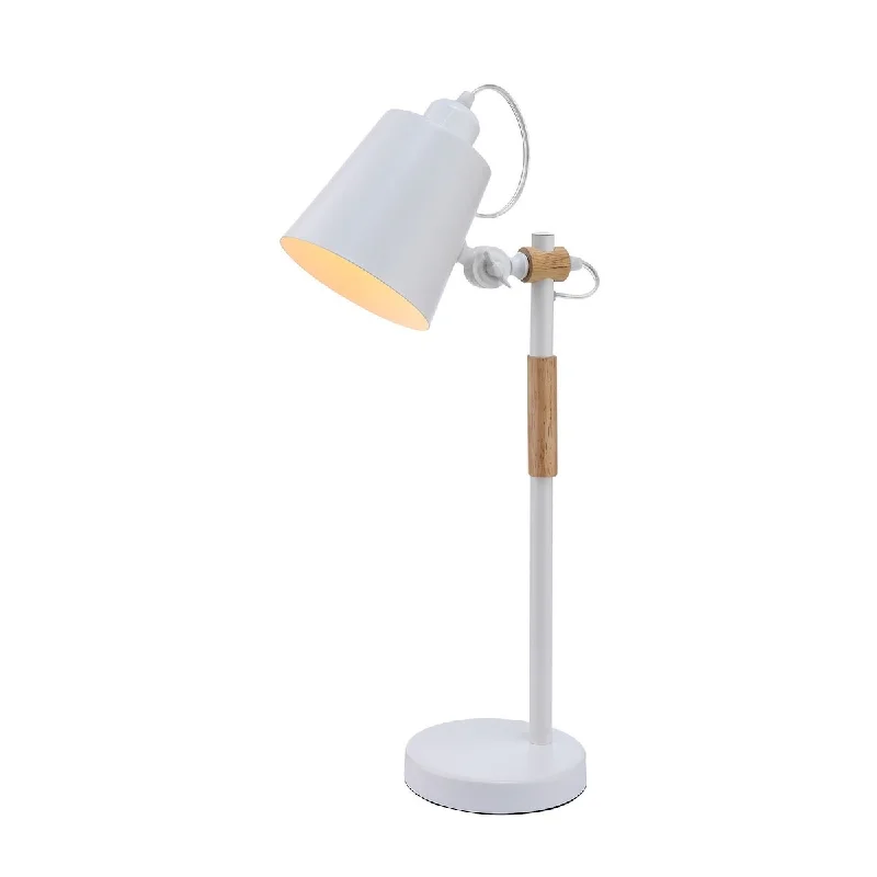 metal table lamps with a matte black finish for a sleek appearancemetal table lamps with a matte black finish for a sleek appearance23 Inch Table Lamp, Brown Wood Trim, Dome Metal Shade White, Round Base
