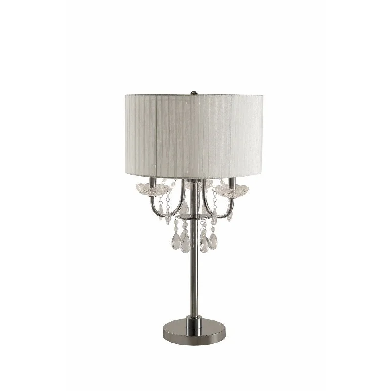 glass table lamps with a frosted surface for soft light diffusionglass table lamps with a frosted surface for soft light diffusionGlamorous Traditional Style Table Lamp, Silver And White, Set of 2