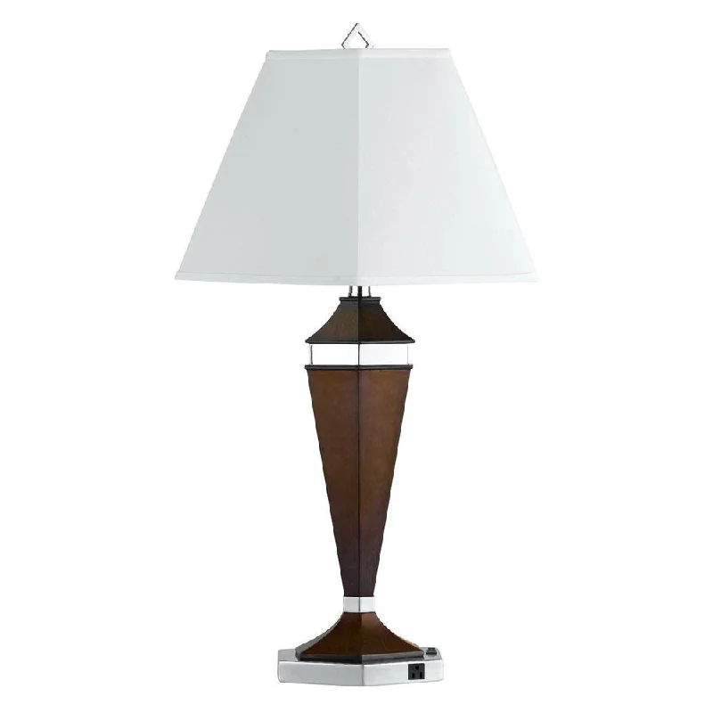 art deco table lamps with geometric shapes for a retro touchart deco table lamps with geometric shapes for a retro touchWhite/Silver/Brown Metal 1-outlet Table Lamp