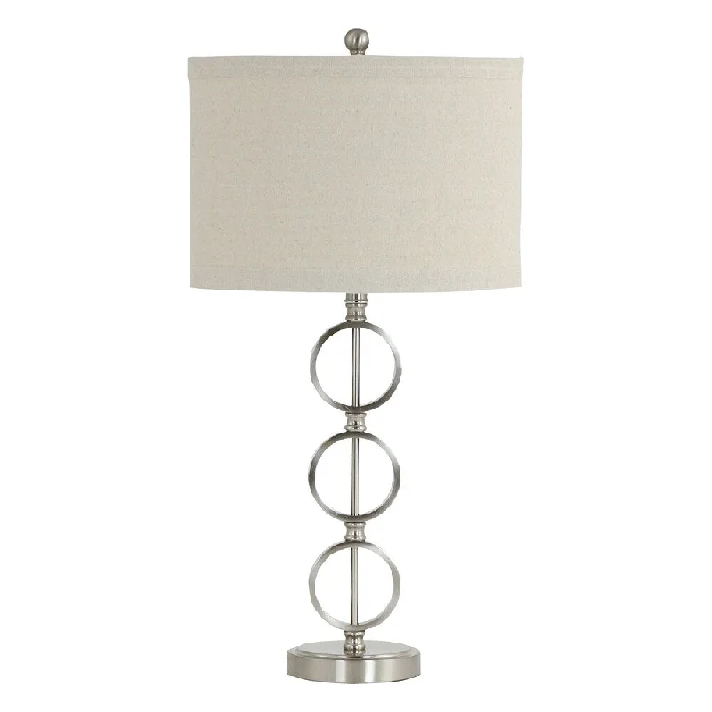 industrial style table lamps with exposed bulbs for loft apartmentsindustrial style table lamps with exposed bulbs for loft apartmentsZandra Brushed Nickel Table Lamp